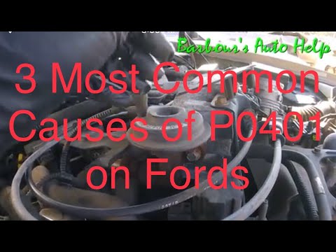  P0401 Vozidlá Ford