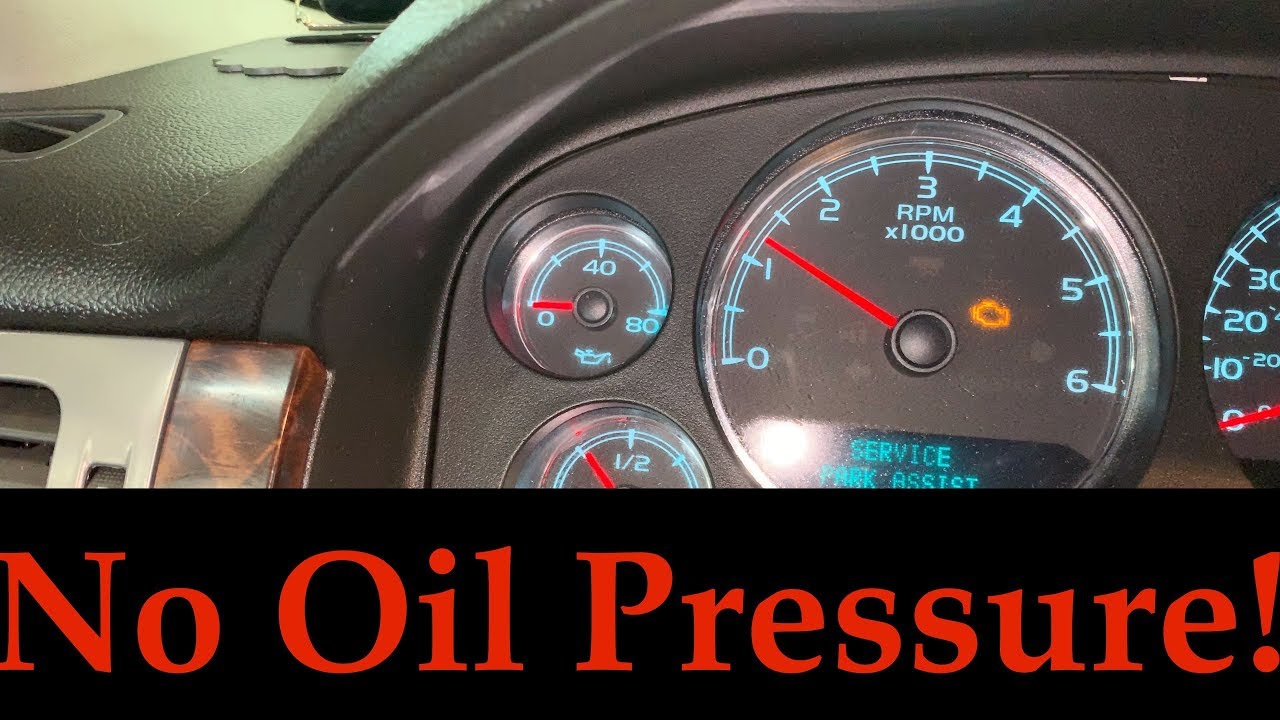  P0521 không có áp suất dầu trên đồng hồ đo